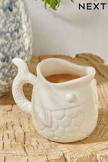 Cream Fish Glug Style Mug