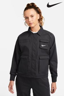 Nike Black Swoosh Woven Jacket (C83753) | €66