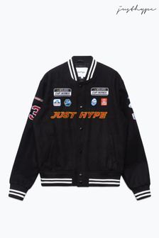 Hype. Mens Black Racer Badge Jacket (C84019) | 123 €