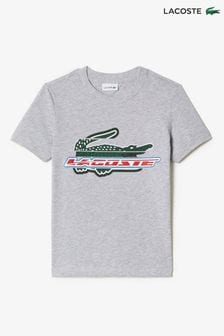 Lacoste Unisex Children Grey Sport Fusion T-Shirt (C84111) | €14 - €23