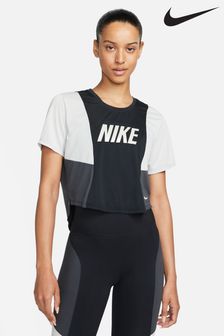 Nike Black One Dri-FIT Short-Sleeve Crop Top (C84311) | €21.50