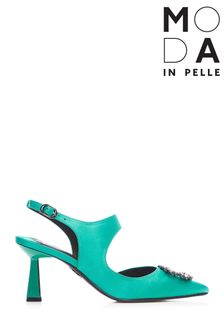 Moda in Pelle Pointed Court Shoes With Trim (C84459) | €64