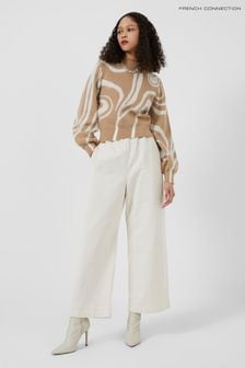French Connection Natural Maryssa Jacquard Jumper (C84527) | 217 zł