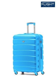 Flight Knight Turqoise Medium Hardcase Lightweight Check In Suitcase With 4 Wheels (C84574) | kr779