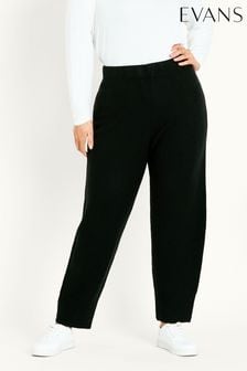 Evans Tapered-Jogginghose, Schwarz (C84739) | 19 €