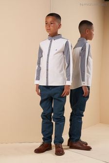 Angel & Rocket Elegantes, kleinkariertes Hemd, Weiß (C84811) | 15 € - 18 €