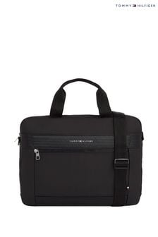 Tommy Hilfiger Casual Slim Laptop Black Bag (C85071) | CA$435