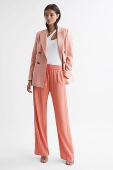Reiss Pink Mina Wide Leg Trousers (C85398) | €110