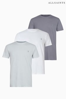 AllSaints Blue Tonic Short Sleeves Crew T-Shirt 3 Pack (C85612) | AED461