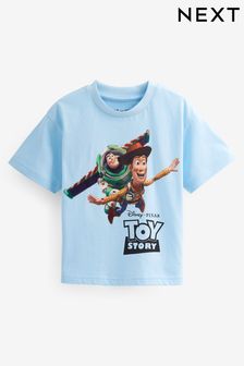 Svetlo modra - Toy Story majica s kratkimi rokavi in licenco (3 mesecev–8 let) (C85697) | €7 - €9