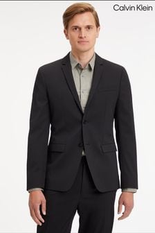 Črn blazer Calvin Klein Gabardine (C85991) | €227