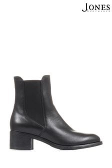 Jones Bootmaker Doria Black Heeled Leather Chelsea Boots (C86039) | 155 €