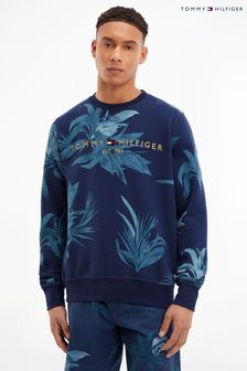 Tommy Hilfiger Blue Palm Sweatshirt (C86158) | ₪ 512