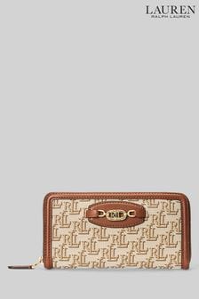 Porte-monnaie Lauren Ralph Lauren en jacquard zippé à logo (C86259) | €60
