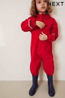 Rouge - Puddlesuit imperméable (12 mois - 10 ans) (C86319) | €26 - €32