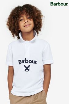 Barbour® White Floyd Boys Polo Shirt (C86546) | 16 € - 20 €