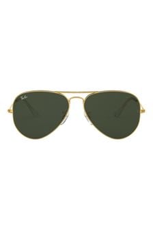Green - Ray-ban Medium Aviator Sunglasses (C86547) | kr2 840