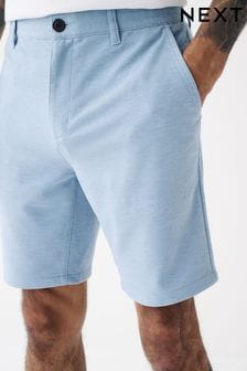 Light Blue Smart Jersey Chino Shorts (C86615) | 13 €