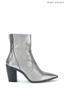 Mint Velvet Natural Amy Leather Ankle Boots (C86669) | 200 €