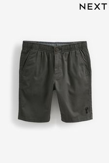 V barvi oglja - Chino kratke hlače z elastičnim pasom (3–16 let) (C86771) | €7 - €11