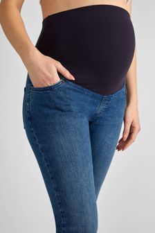 JoJo Maman Bébé Vintage Wash Skinny Maternity Jeans (C87554) | $64