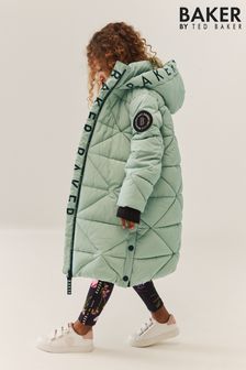 Baker by Ted Baker Shower Resistant Quilted Longline Coat (C87878) | 80 € - 83 €