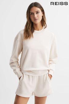 Reiss Ivory Brandy Cotton Blend Sweatshirt (C87907) | 150 €