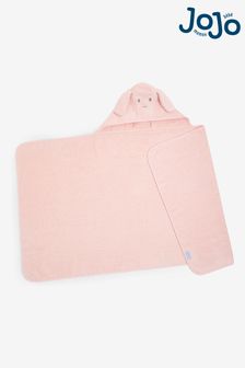 JoJo Maman Bébé Pink Bunny Large Hooded Towel (C87935) | €30