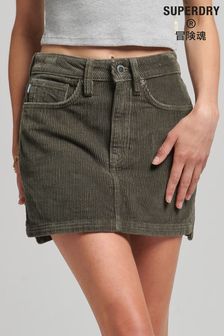 Superdry Dark Khaki Vintage Cord Mini Skirt (C88198) | 32 €