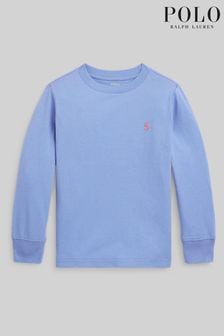 Polo Ralph Lauren Light Blue Long Sleeved Logo T-Shirt (C88218) | 60 € - 66 €