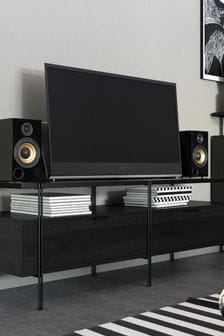 Dorel Home Black Europe Wainwright TV Stand 60in (C88352) | €302