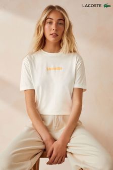 Lacoste Cropped Updated Logo T-Shirt (C88425) | €96