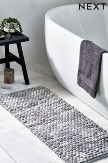 Grey Marl Giant Runner Bath Bobble Mat (C88837) | $32