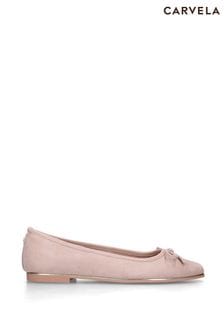 Carvela Natural Lily Ballerina Shoes (C89022) | kr766