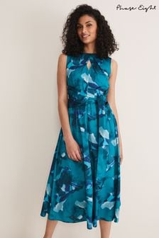 Phase Eight Blue Corrin Print Dress (C89305) | €178