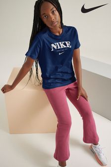 Granatowy - Koszulka Nike Trend o kroju oversize (C89342) | 80 zł