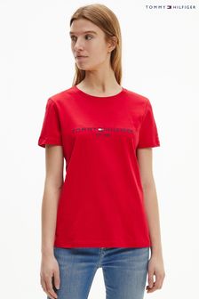 Tommy Hilfiger Regular Hilfiger T-Shirt, Rot (C89571) | 38 €