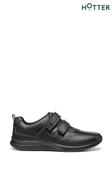 Negru - Pantofi cu croi standard și închidere cu scai Hotter Energise (C89803) | 591 LEI