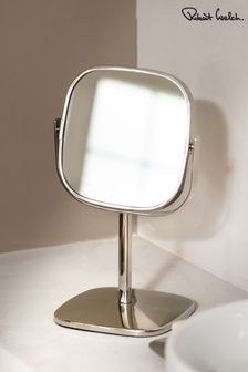 Robert Welch Silver Burford Pedestal Mirror x5 Magnification