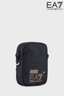 Emporio Armani EA7 Black Cross-Body Bag (C90257) | $69