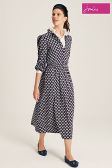 Joules Hazel Blue Jersey Shirt Dress (C90345) | R1 176