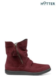 Hotter Red Pixie Iii Zip Fastening Boots (C90445) | 345 zł