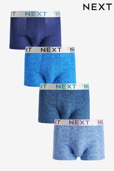 Blue Marl Hipster Boxers 4 Pack (C90509) | $39