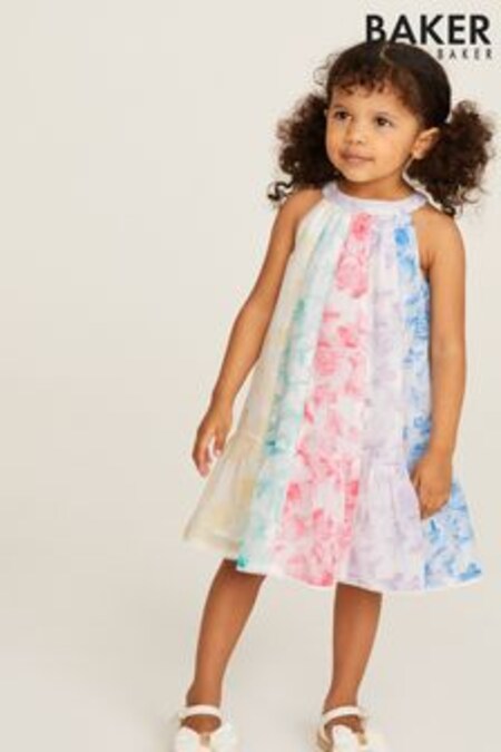 فستان متعدد الألوان طبعة Glitch من Baker By Ted Baker (C90741) | 16 ر.ع - 20 ر.ع