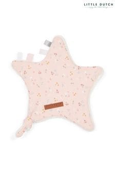 Little Dutch Pink Star Little Pink Flowers Cuddle Cloth (C90992) | €22