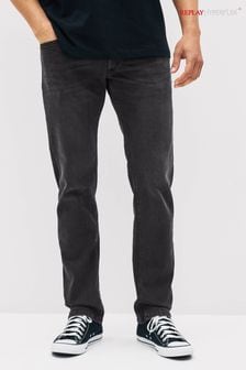 Dunkelgrau - Replay Grover Jeans in Straight Fit (C91189) | 136 €