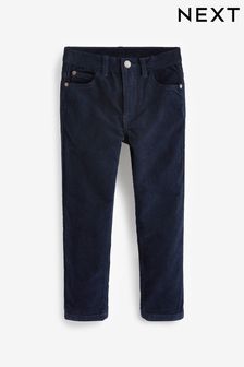 Granatowa - Sztruksowe spodnie (3-16 lat) (C91257) | 79 zł - 110 zł