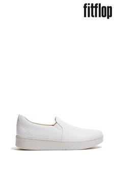 FitFlop Rally Leather Slip-On Skate Trainers (C91294) | $143