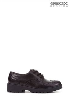 Geox Junior Girls Casey Black Shoes (C91718) | €67 - €73