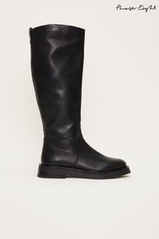 Phase Eight Flat Knee High Black Boots (C91769) | 137 €